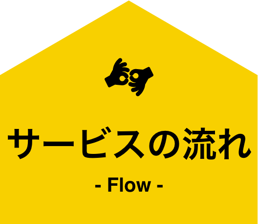 サービスの流れ